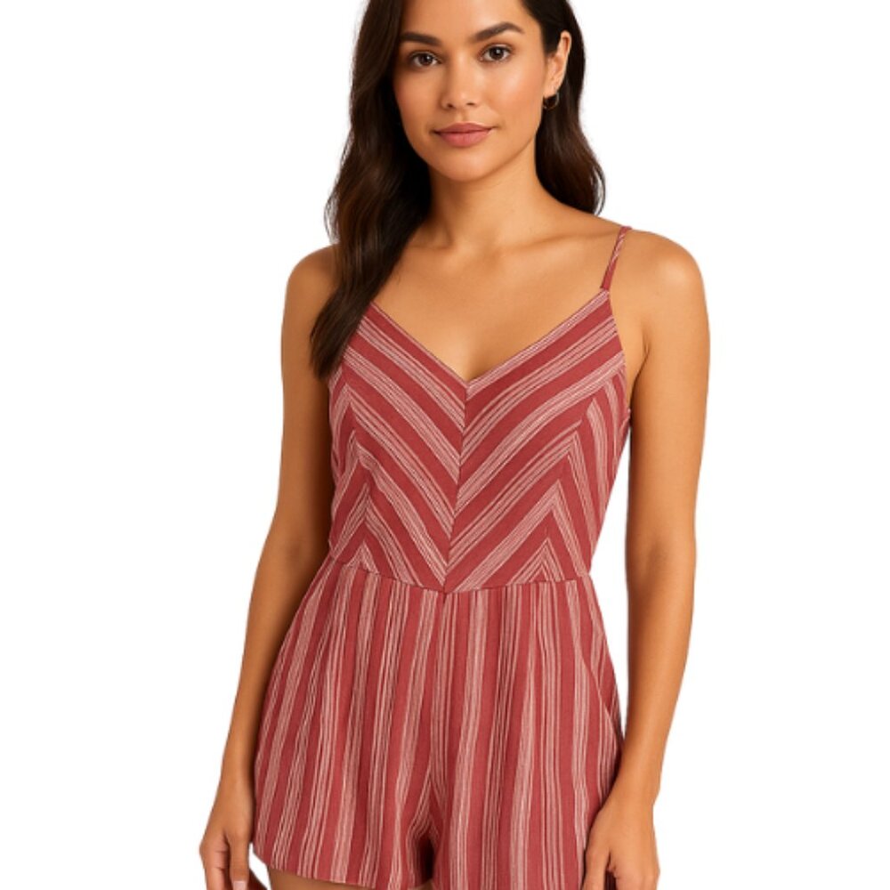 One Clothing x Anthropologie Chevron Print Romper – NWT Size Small